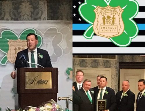 Sean Riordan Honored by NYCD Emerald Society